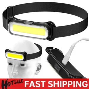 USB Rechargeable LED Headlamp 3 Modes Flashlight  Head Light