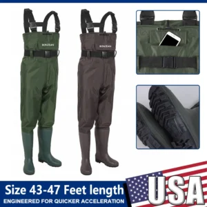 Waterproof Fishing Waders Chest-Length