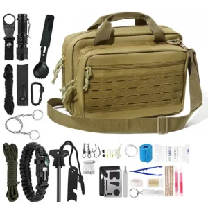 600D Oxford Cloth Tactical Handgun Bag Multiple Pockets