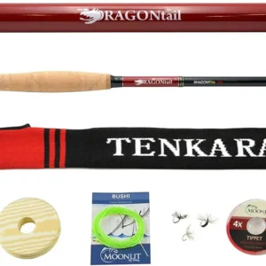 12-Foot Fly Fishing Rod, Lightweight Graphite, Complete Starter Kit