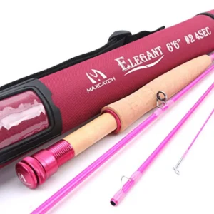 Elegant Pink Fly Fishing Rod for Women 2 5weight