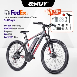 QNUT Victor3.0 Mountain electric Bicycle 1000W 36V 10.4AH 26"