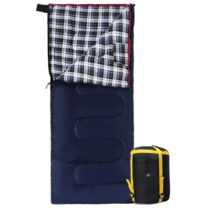 Cotton Flannel Sleeping Bag Adults Cold Weather